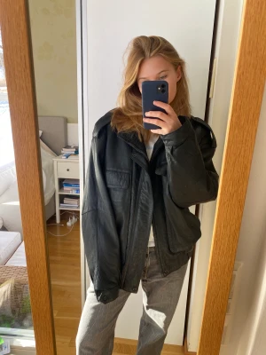Läder jacka - Vintage läder jacka