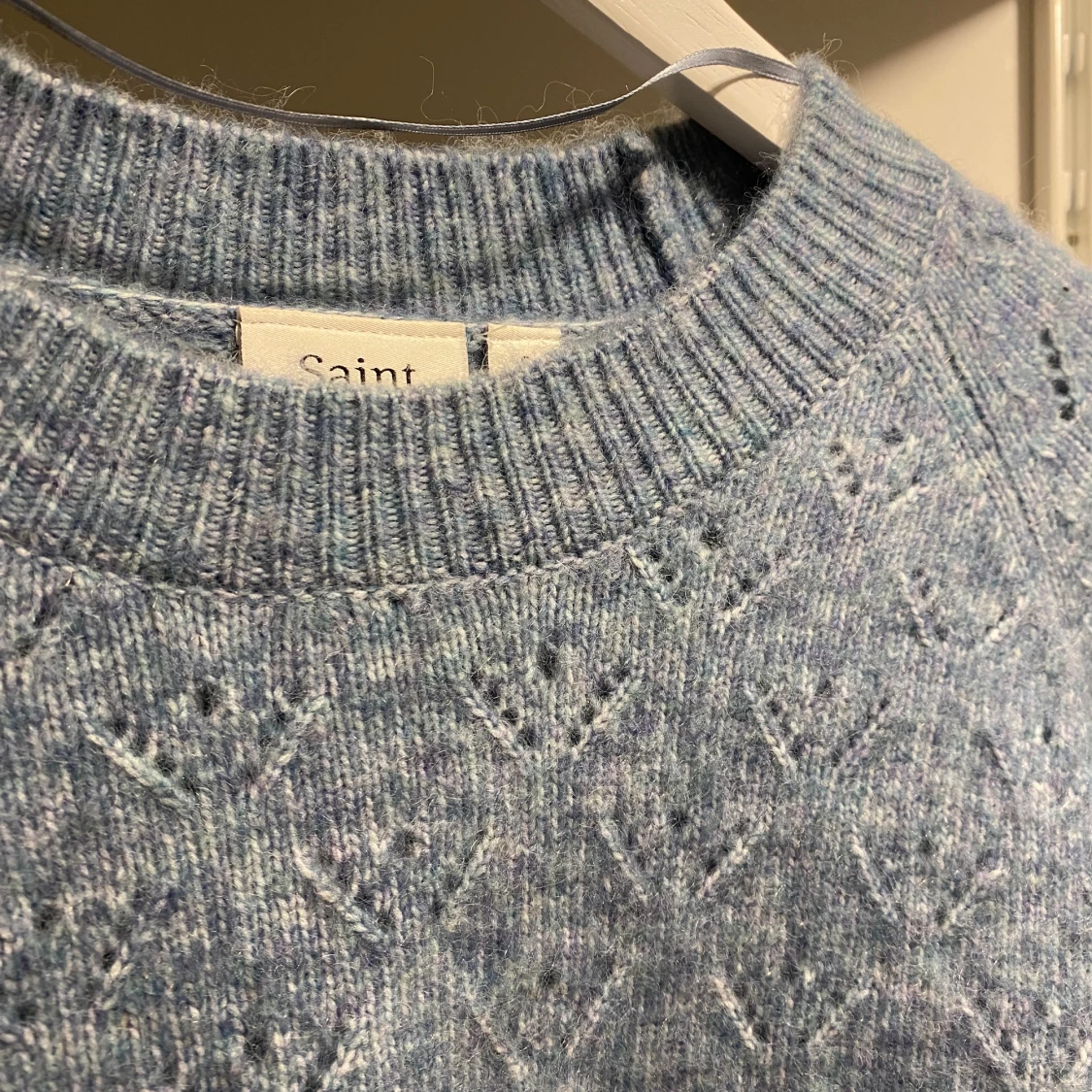 Blå stickad tröja från Saint  - 91