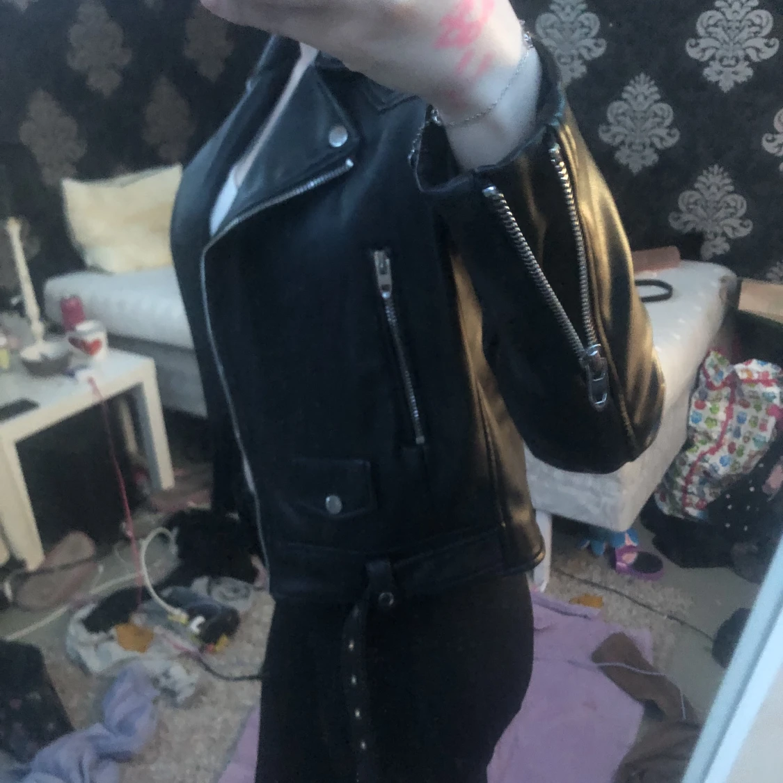 Skinn jacka - 90