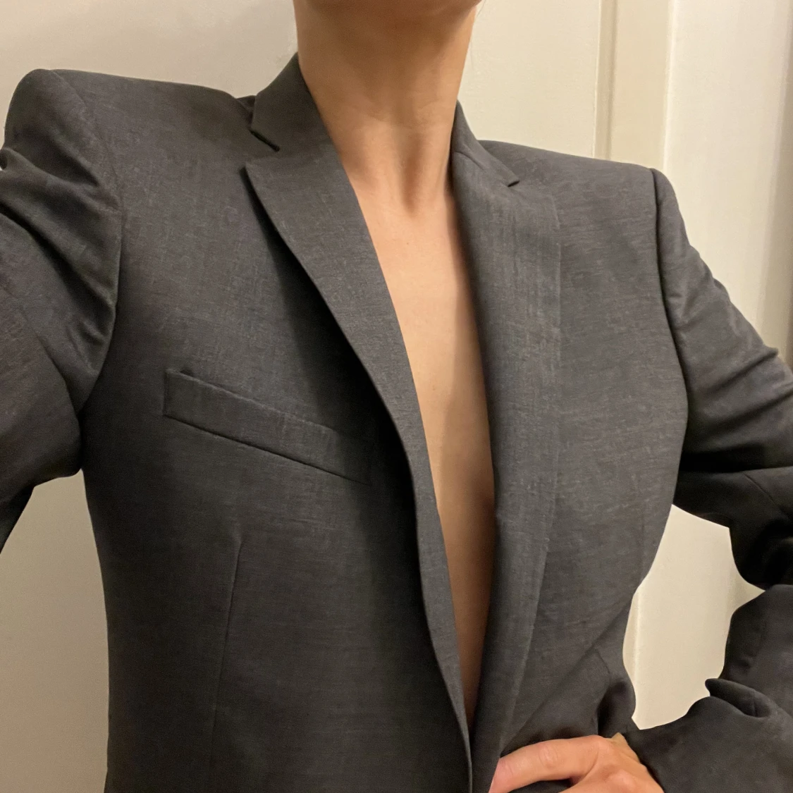 Filippa K kavaj grå vintage  - 90