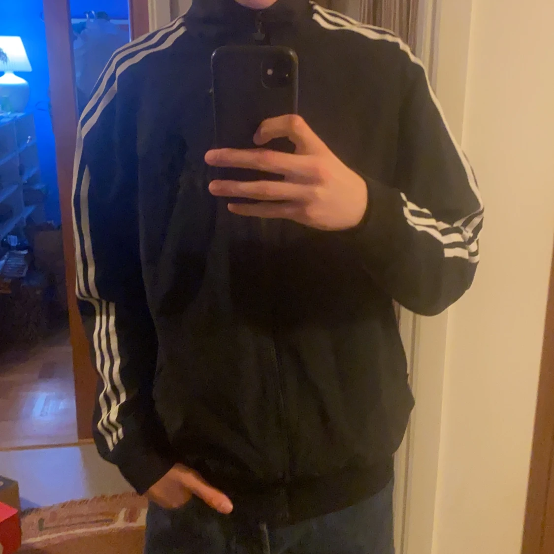 Äkta Adidas x palace jacka i bra skick!