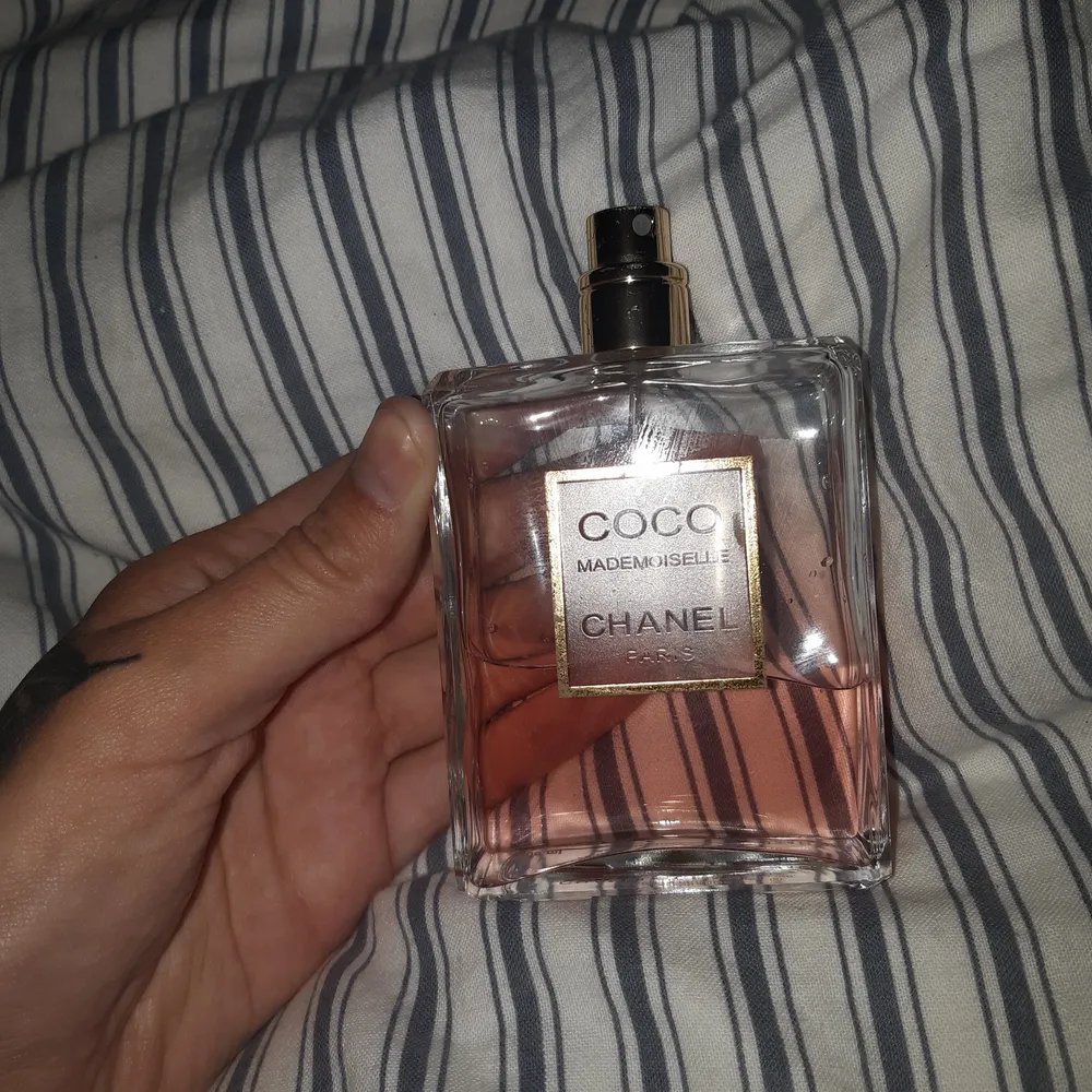 En parfym beställd min inte min doft typ, väldigt söt och intensiv.  . Övrigt.