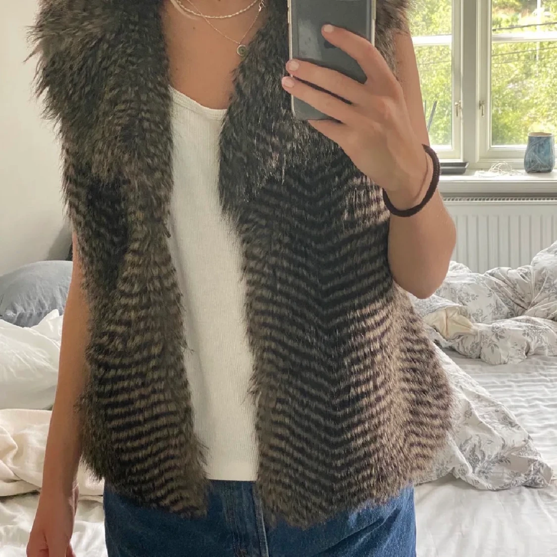 Snygg Y2K inspirerad väst - 90