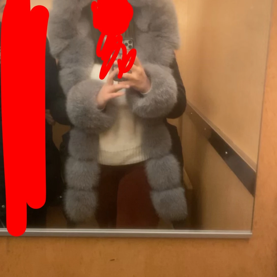 Fatima parka storlek M-L