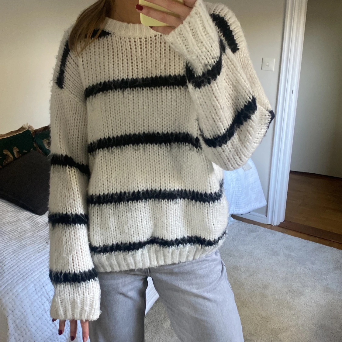 Stickad tröja 