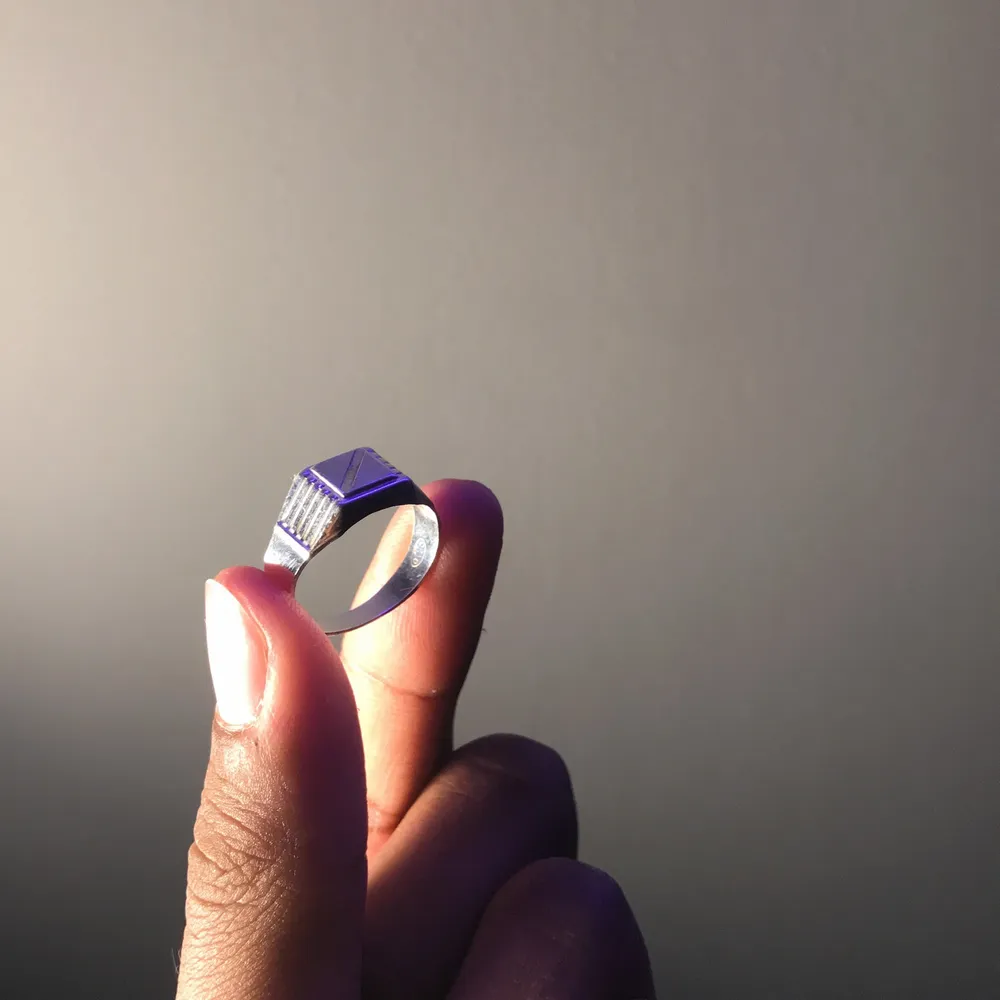 2 st Shimmer silver ringar från Caribien. Oanvända och glänsande. Accessoarer.
