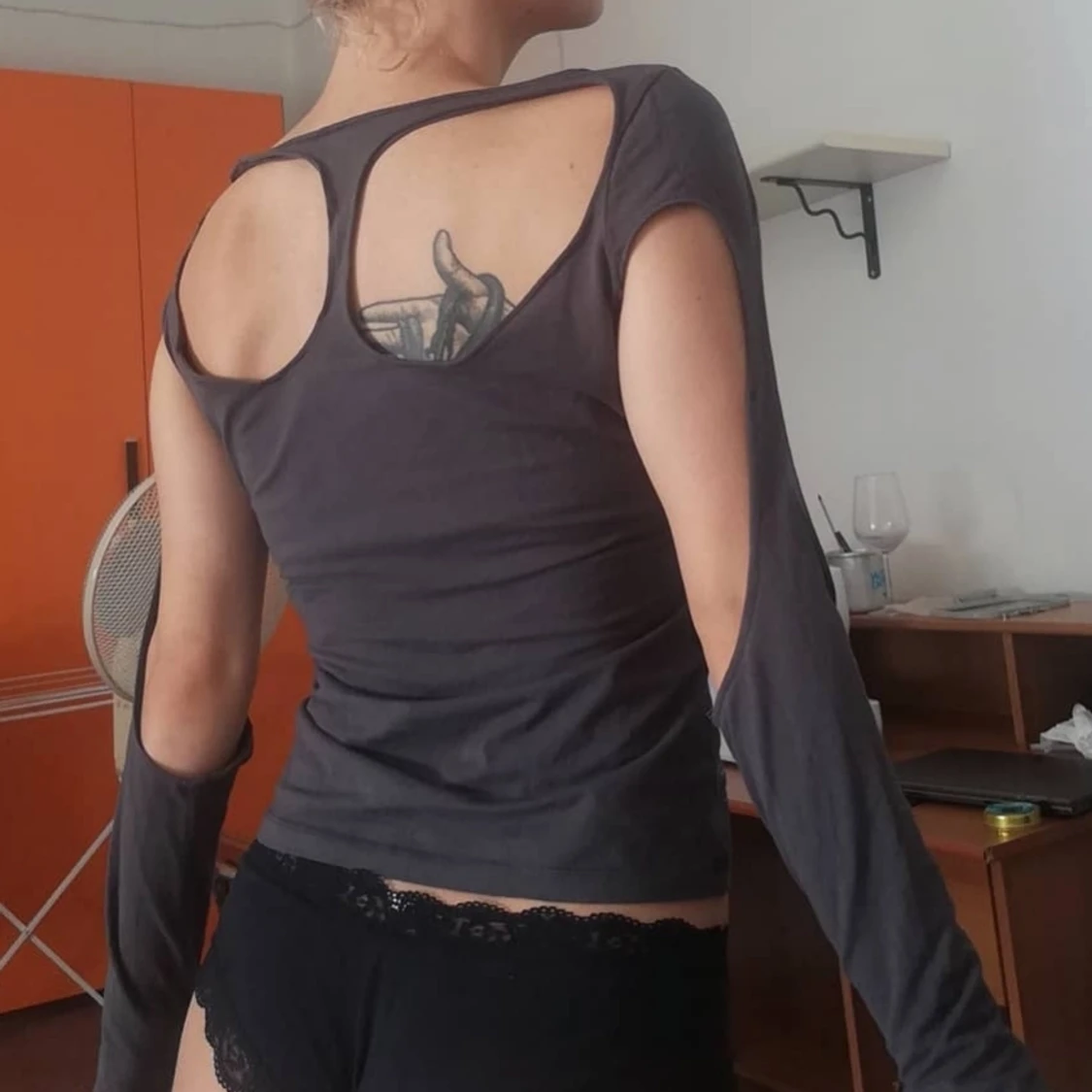 Handmade deconstructed Calvin Klein top - 90