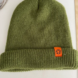 Green skate beanie  - Green skate beanie 