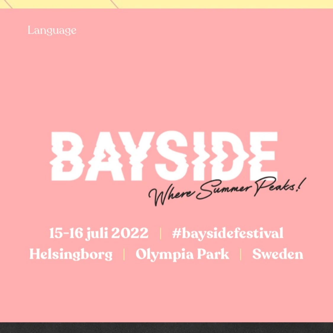 Bayside festivalen biljett youth