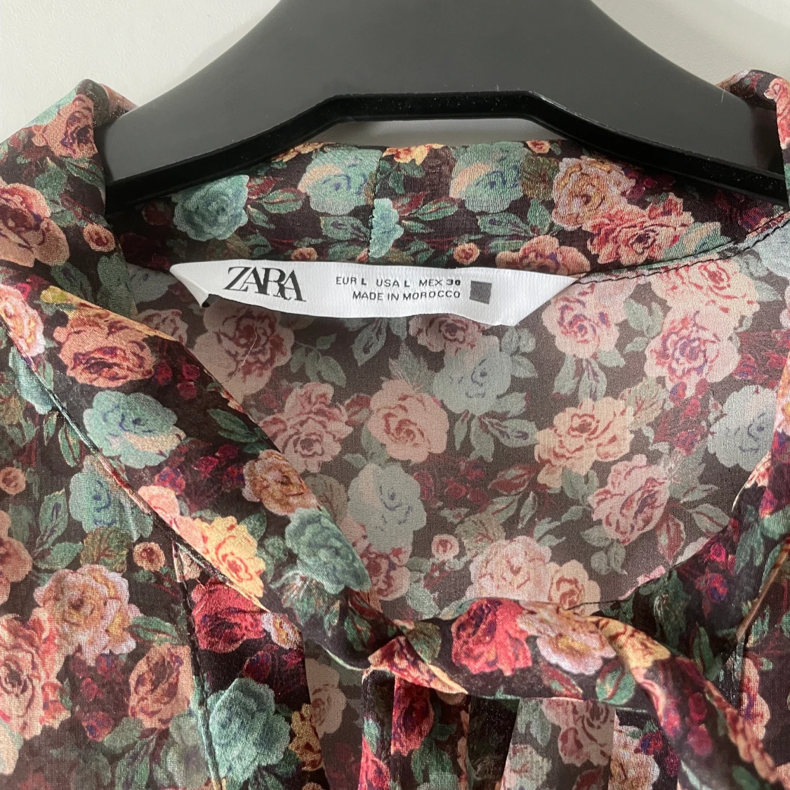 Blommig zara klänning  - 91