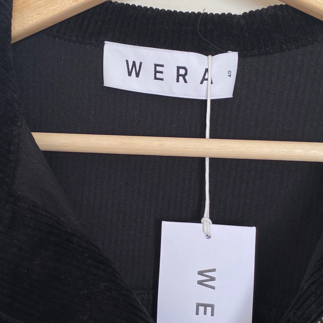 Wera corduroy black zip jacket - 91