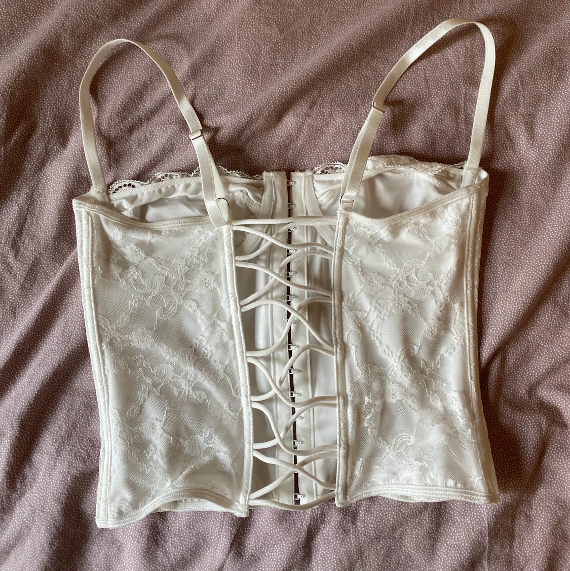 Vit korsett - 90