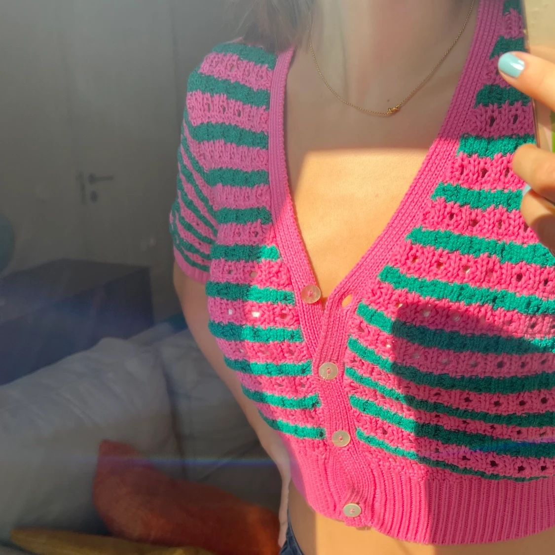 Randig kofts från zara - 91