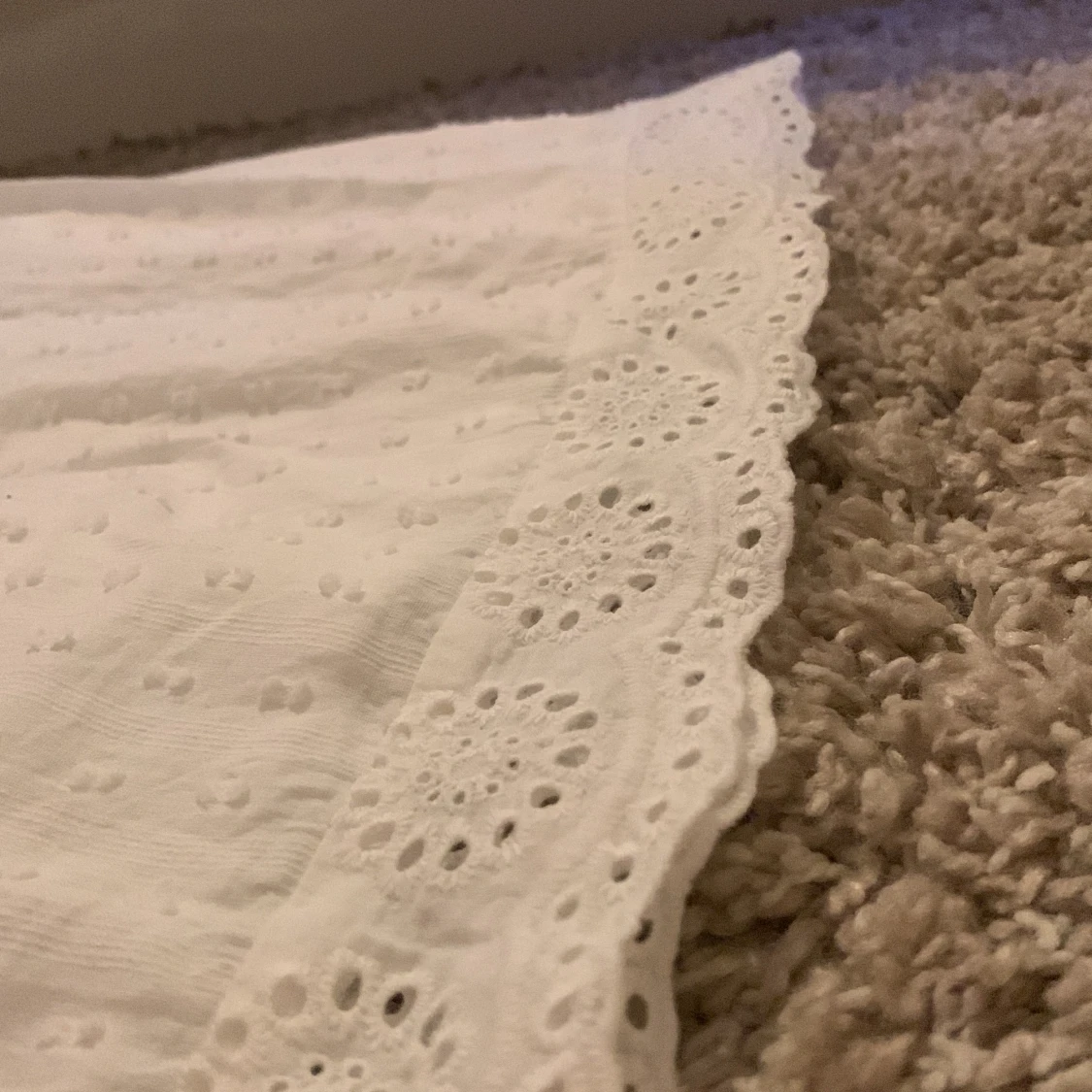 Vit sommar klänning  - 90