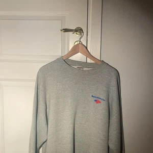 Vintage tröja grå - En vintage tröja från producenten Fruit of the loom! Tröjan har ett Bank of America tryck på bröstet.  Storlek 2XL men sitter som L/XL.  Knappt använd i bra skick. Mått går att fixa!  