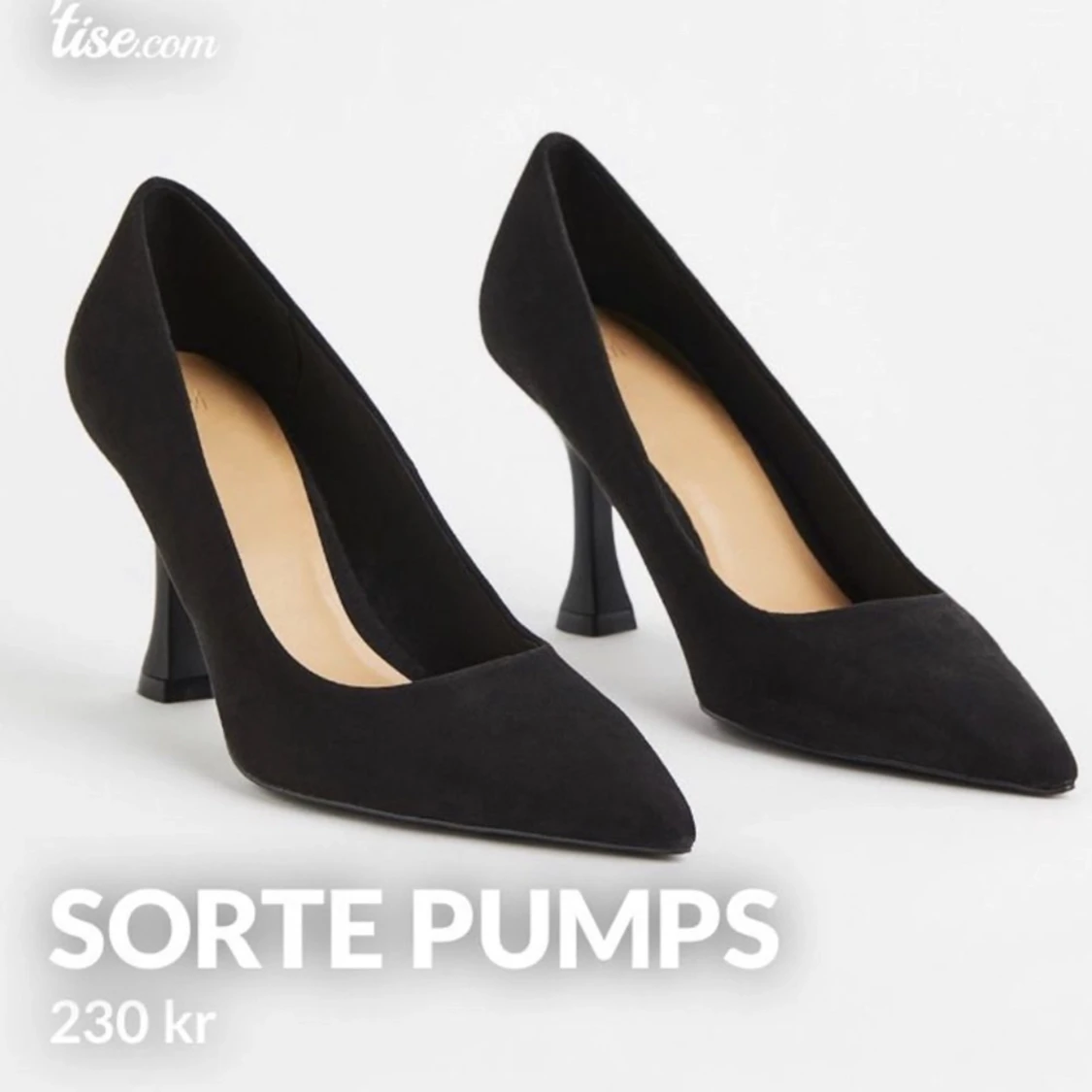 Svarte pumps 