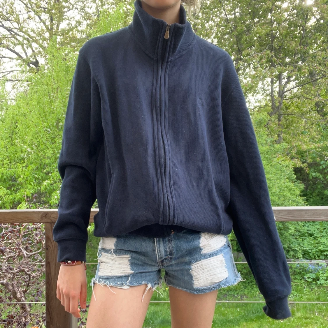 Zip-up tröja