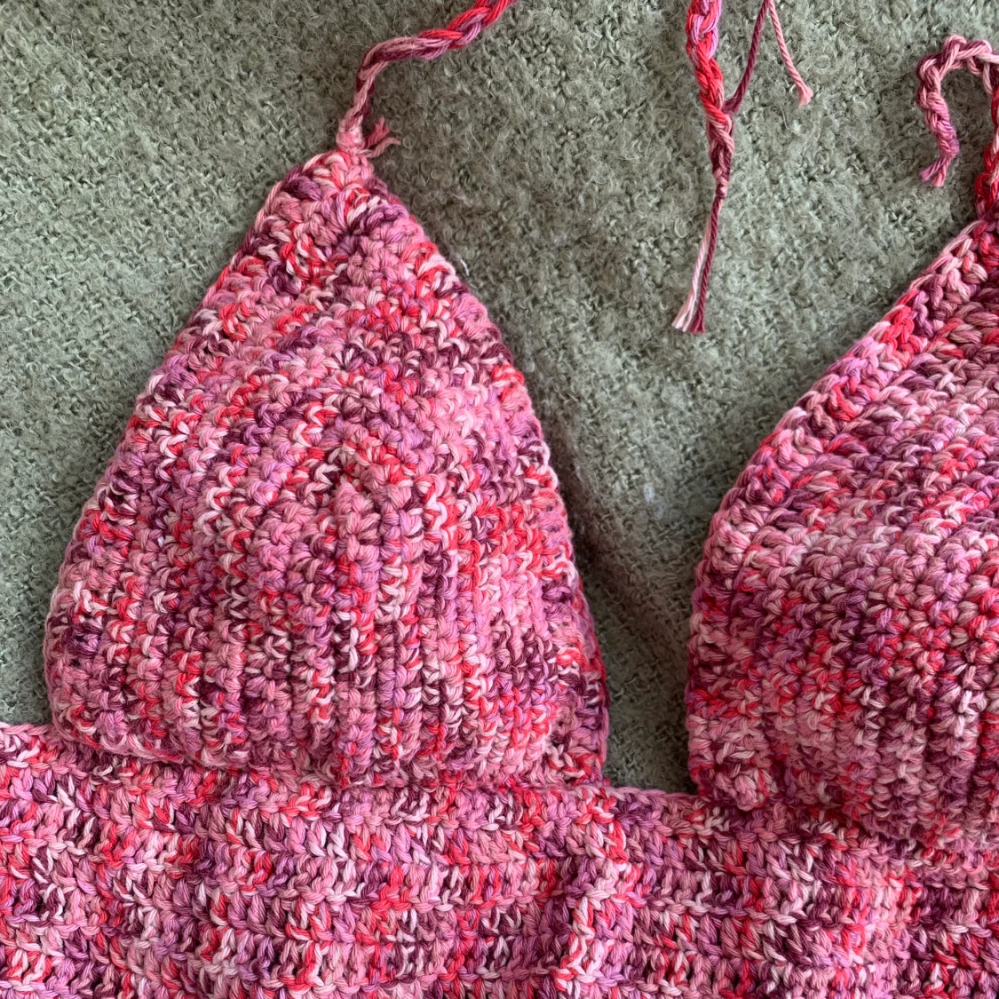 Virkad crop top kupa B/C