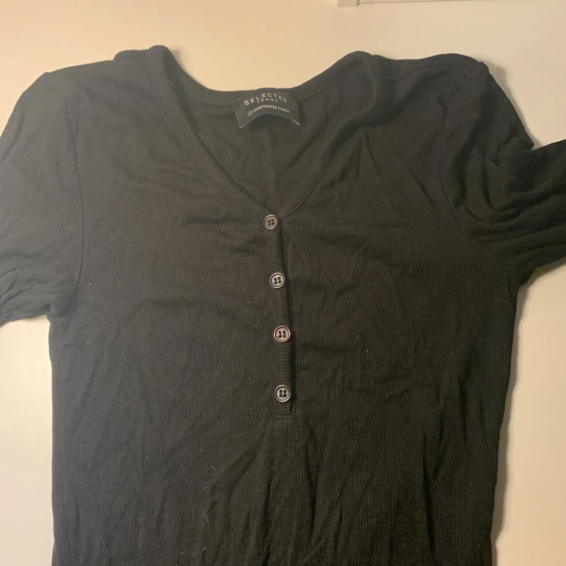 Svart vanlig tröja  - 90