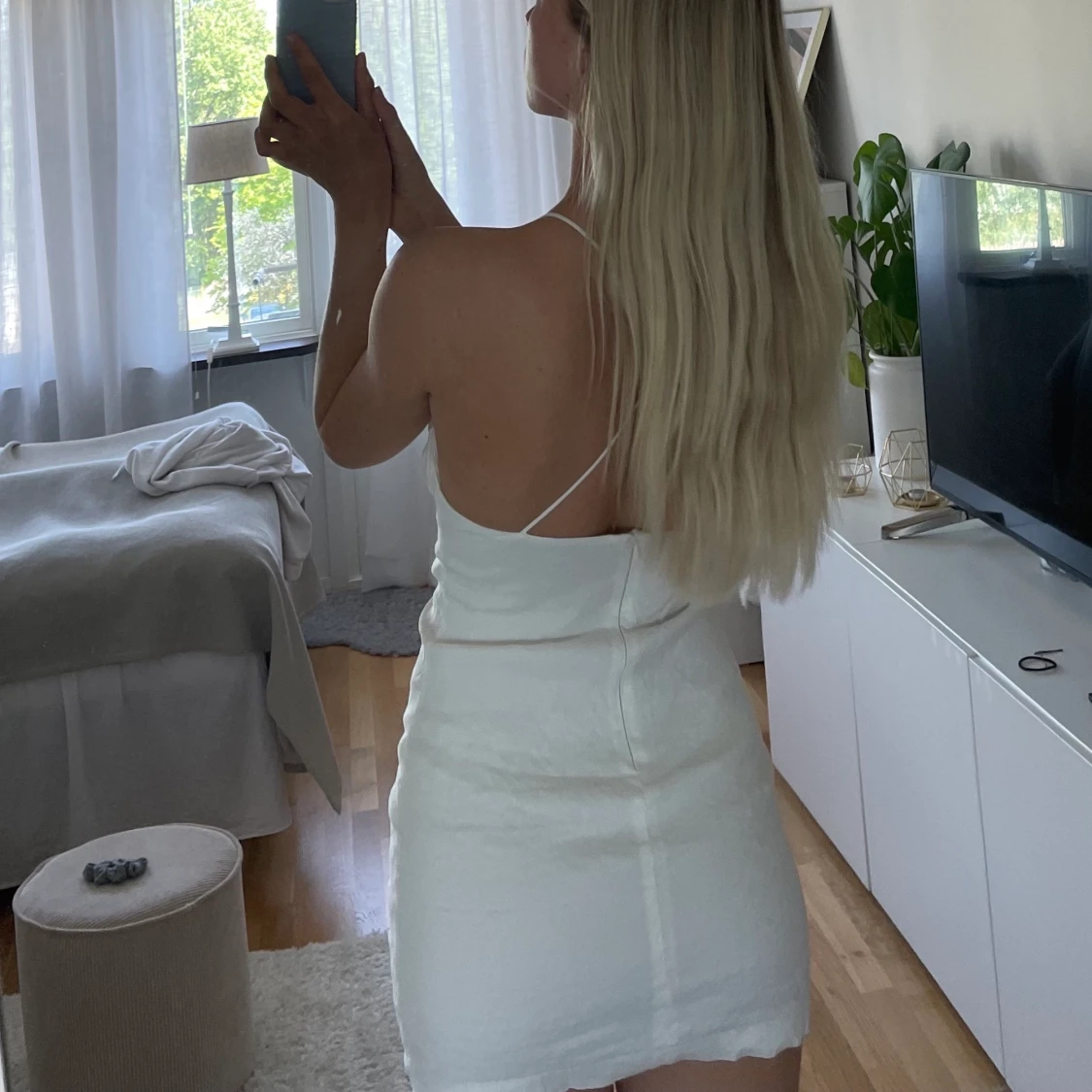 Vit klänning zara - 90