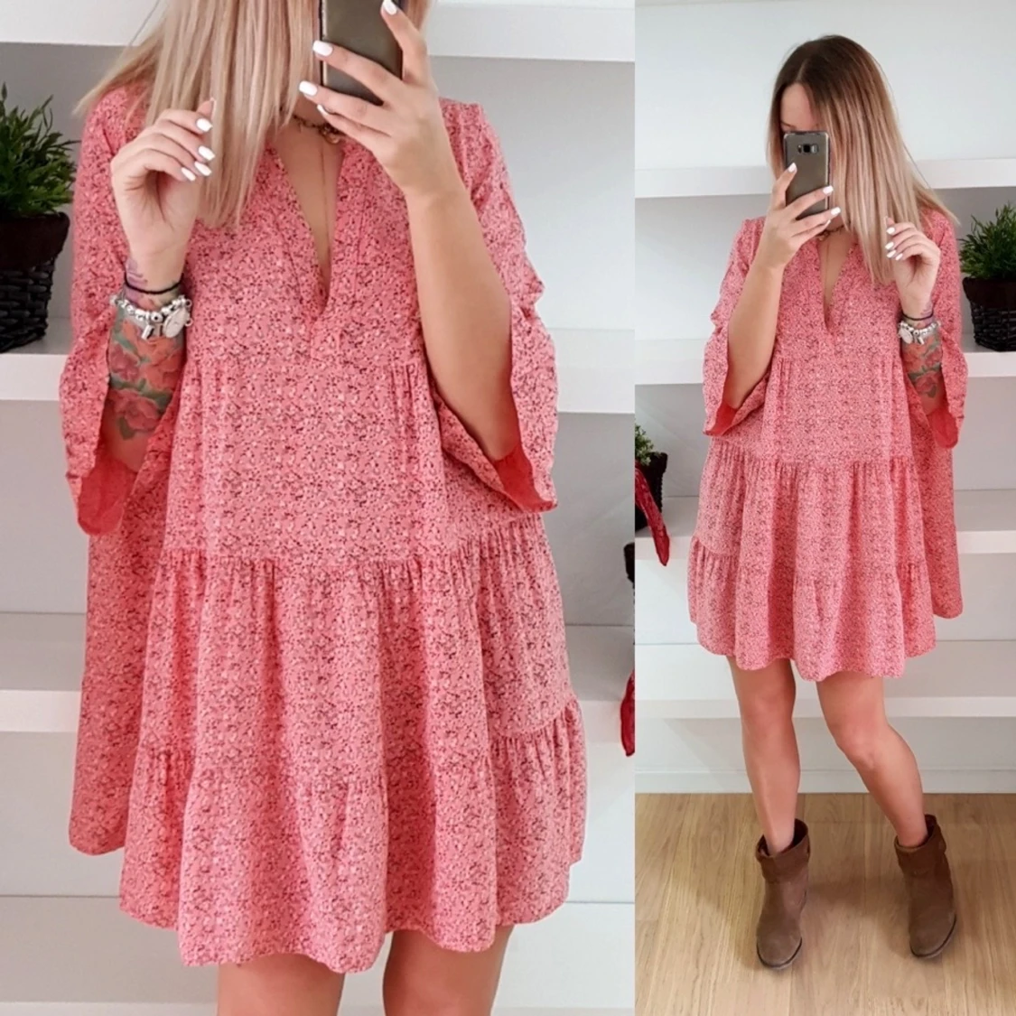 Sommar klänning 38-42, helt ny! 