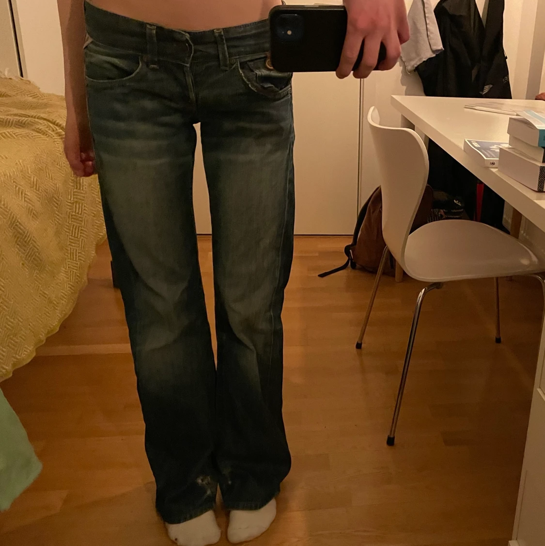 Lågmidjade replay jeans