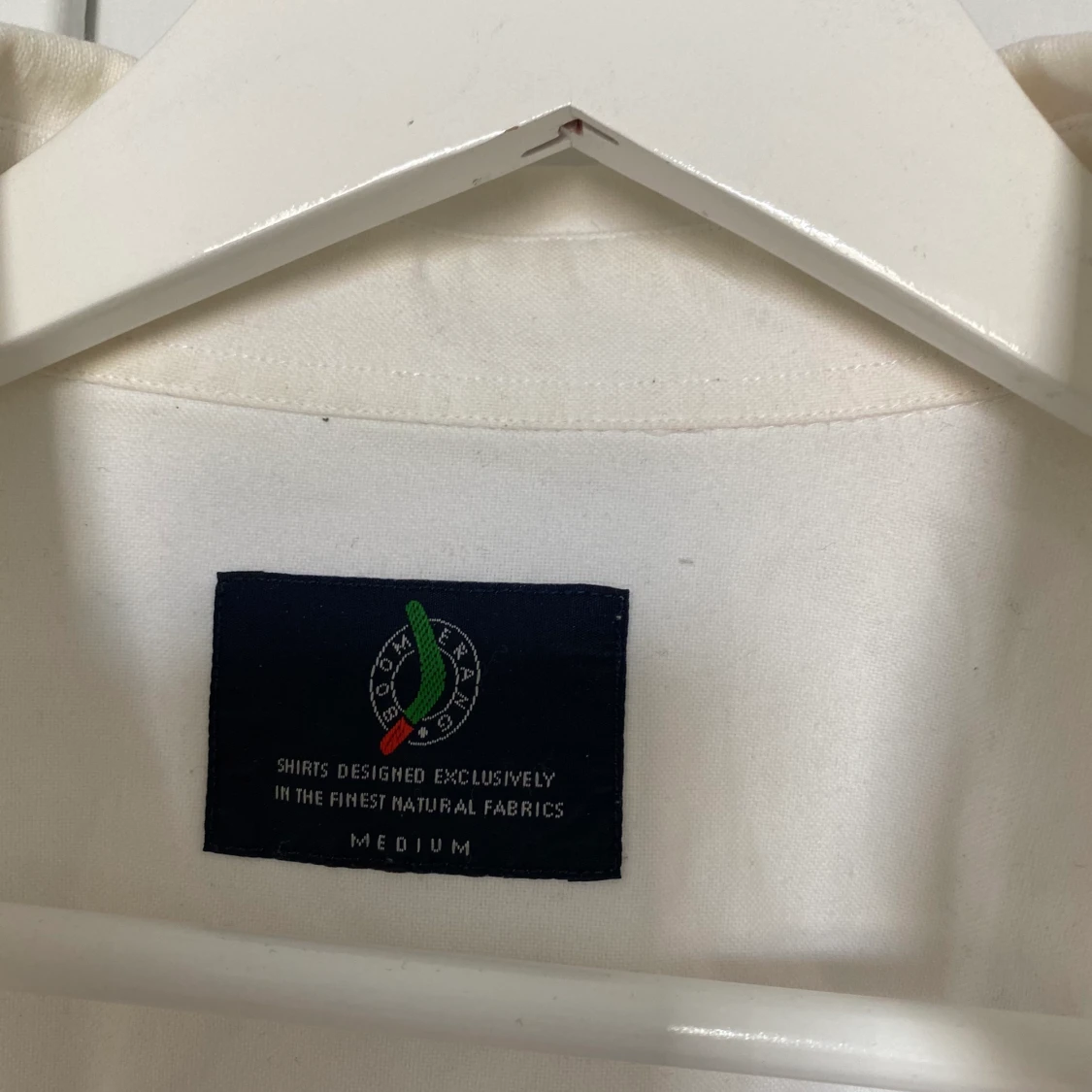 Vit Skjorta Boomerang - 90