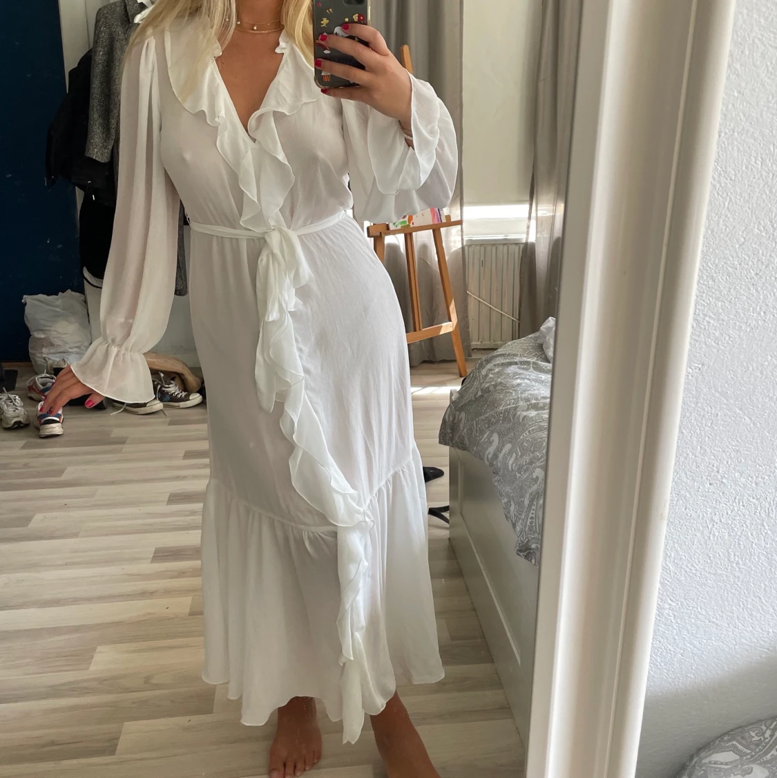 Vit klänning🫶🏼🧚🏼 - 90