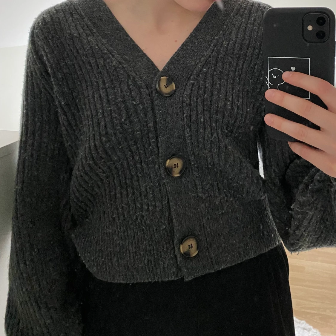 Stickad kofta från hm