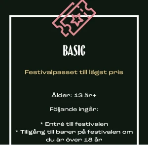 Brännbollsyran  - Hej, säljer min biljett till brännbollsyran. Det är en basic biljett för alla tredagar då jag tyvärr har fått förhinder