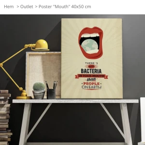 Posters - Två stycken posters min mamma köpt! 39kr orginalpris! Fint skick då vi aldrig använt dom! 40*50 pris går att diskutera!