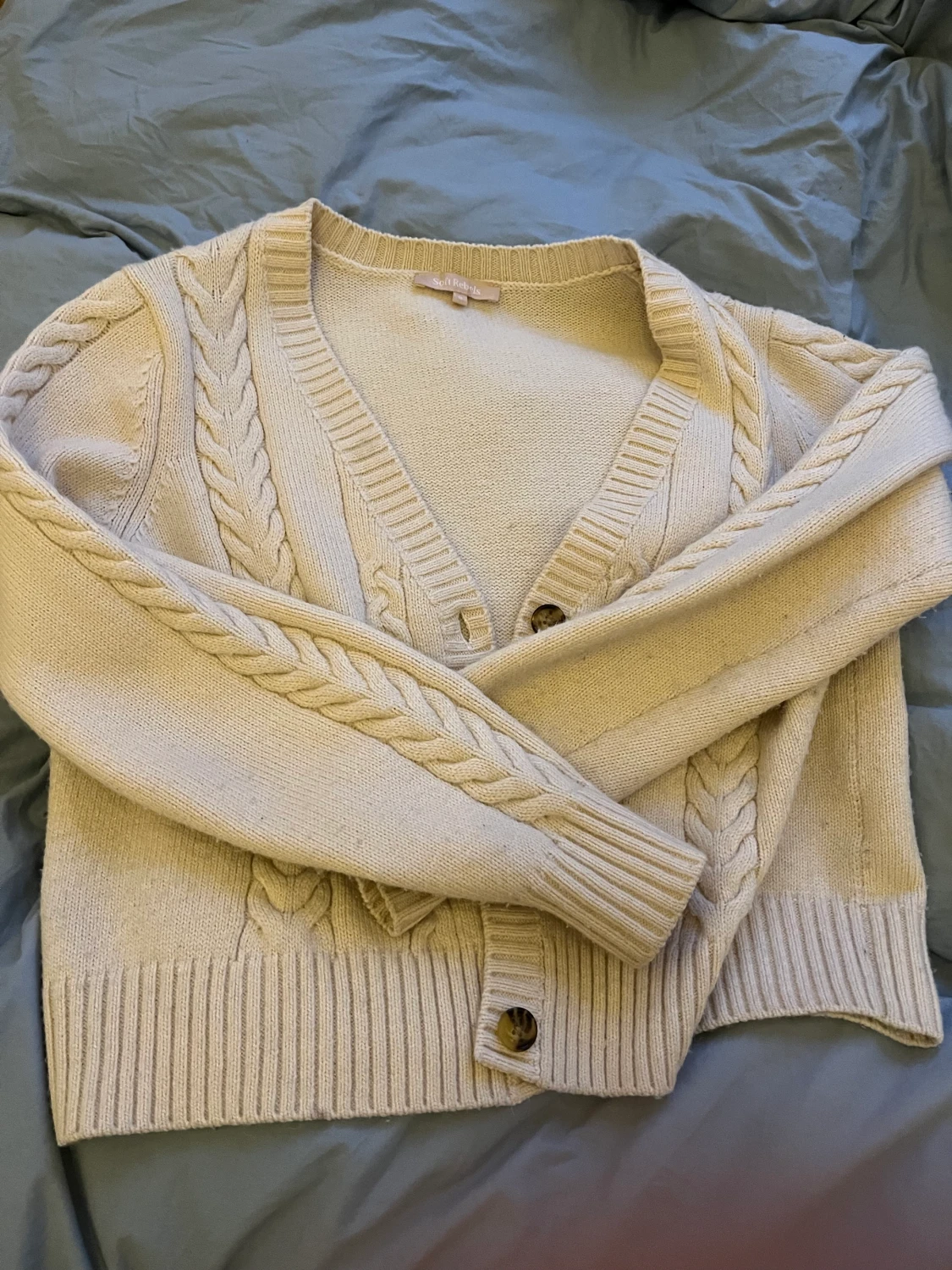 Soft Rebels Kala V-neck cardigan knit