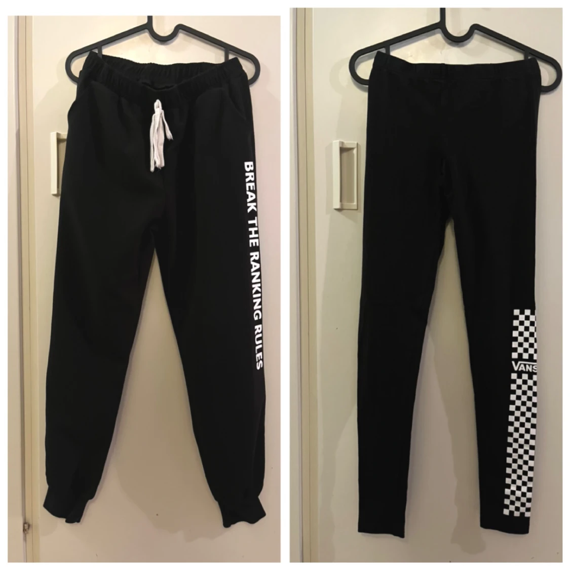 Mjukisbyxor i strl. Mellan strl. 152-M. Paketpris möjligt till reducerat pris.  - 90