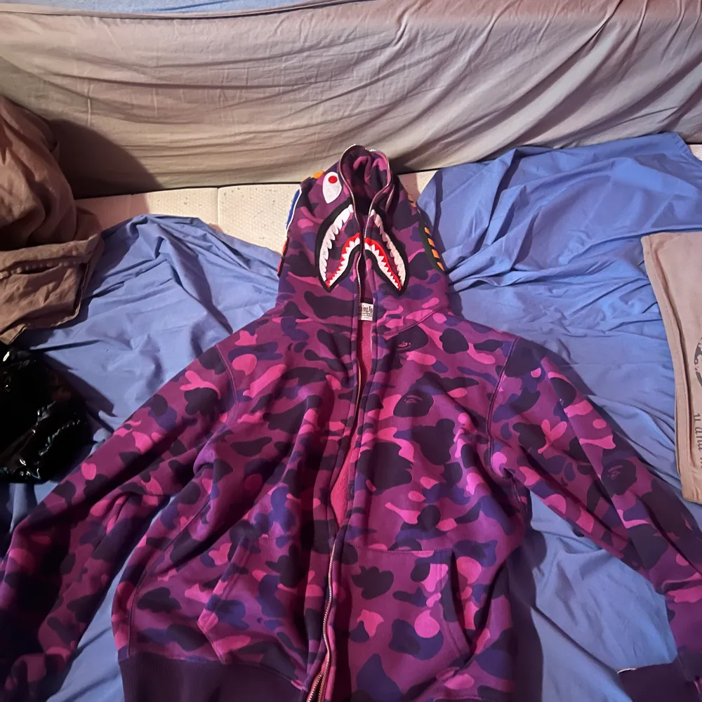 Bape zip hoodie lila best sale