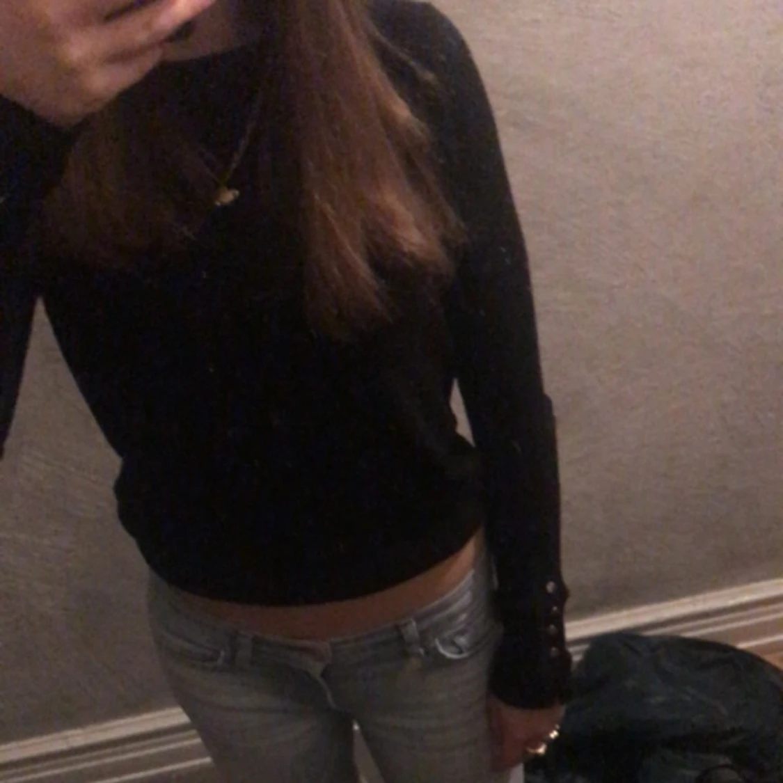 svart zara tröja - 90