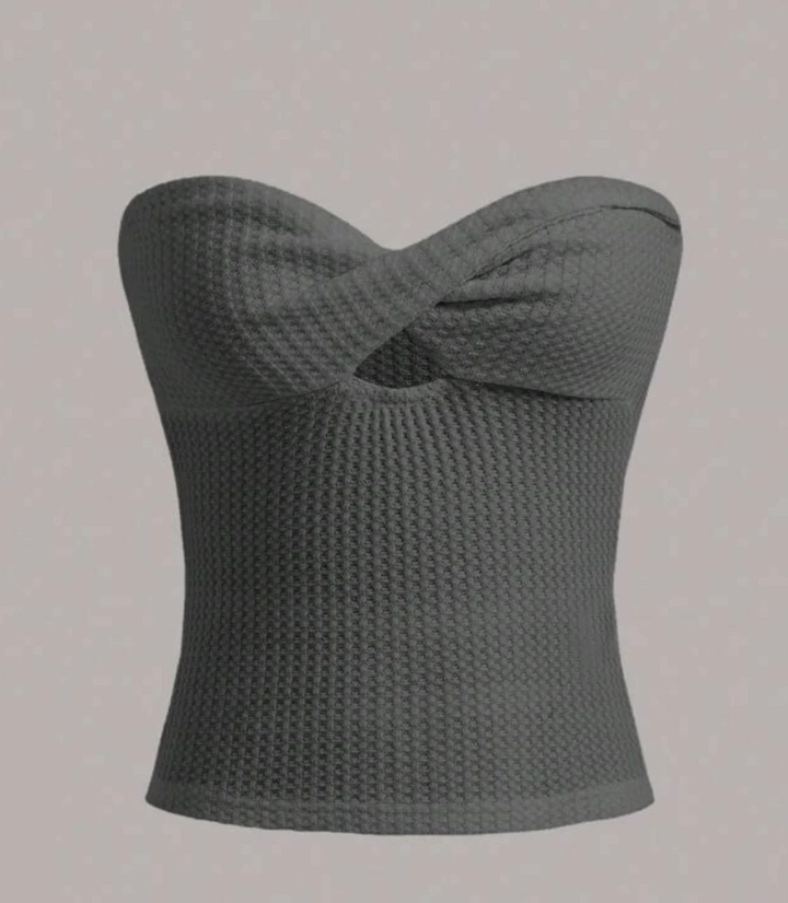 Supersnygg grå tube topp