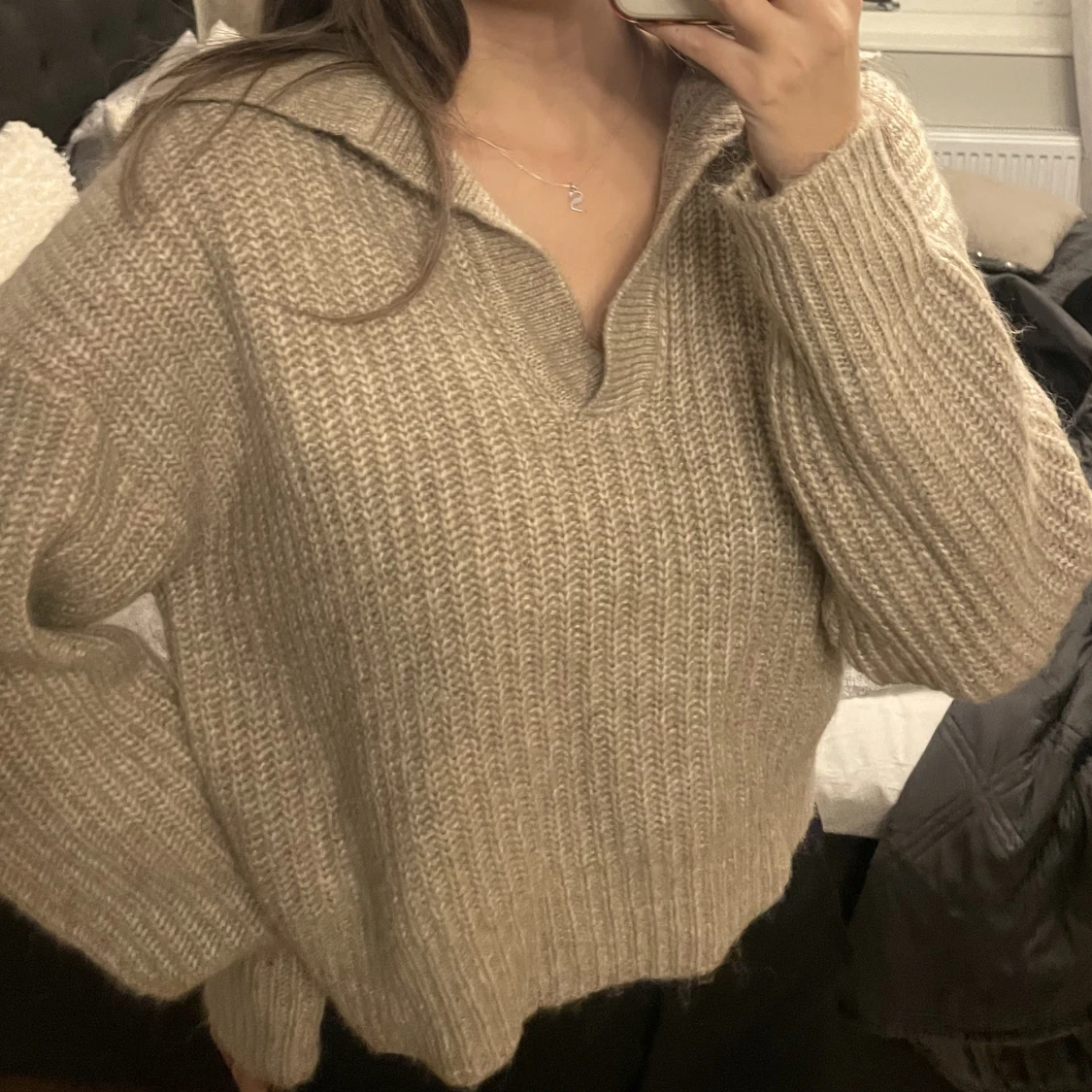 Stickad tröja 