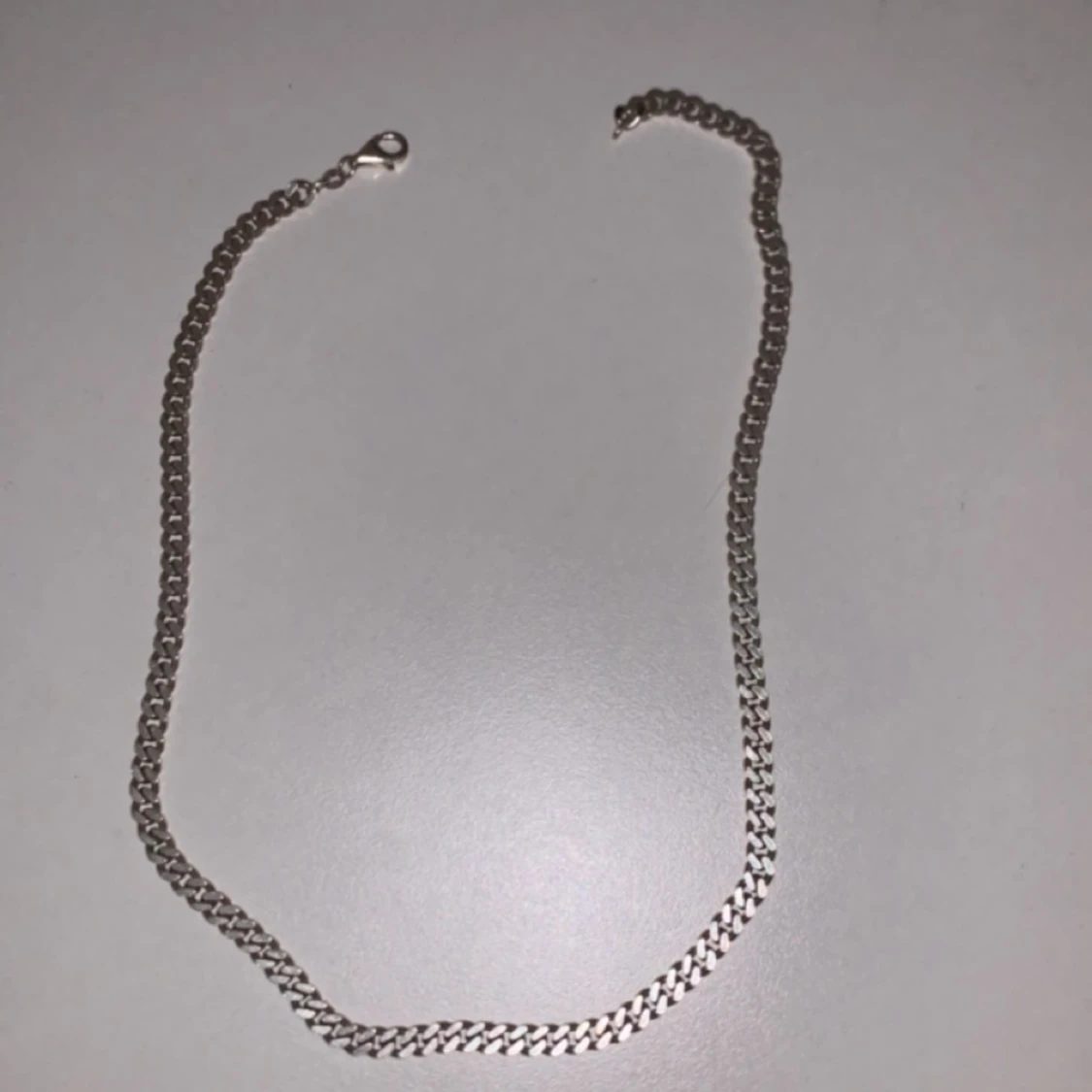 Äkta silver kedja  - 90