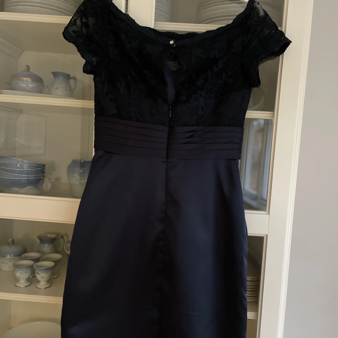 Marinblå cocktail klänning  - 91