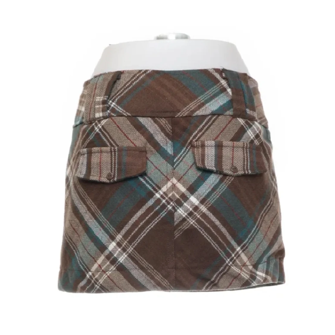 Rutig mini kjol  - 90