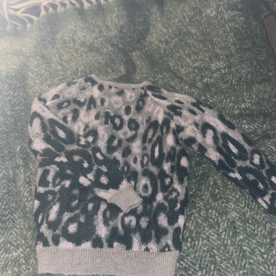 Leopard tjock tröja - 91