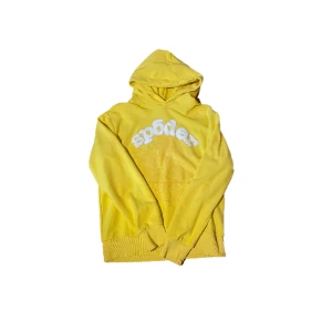 Sp5der By Young Thug - Sp5der hoodie i gul colorway Storlek Small Passar Small/Liten Medium