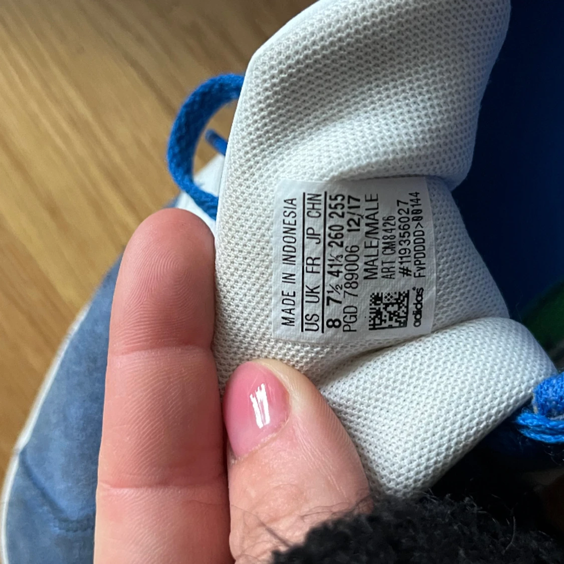 Blå adidas sneakers  - 91