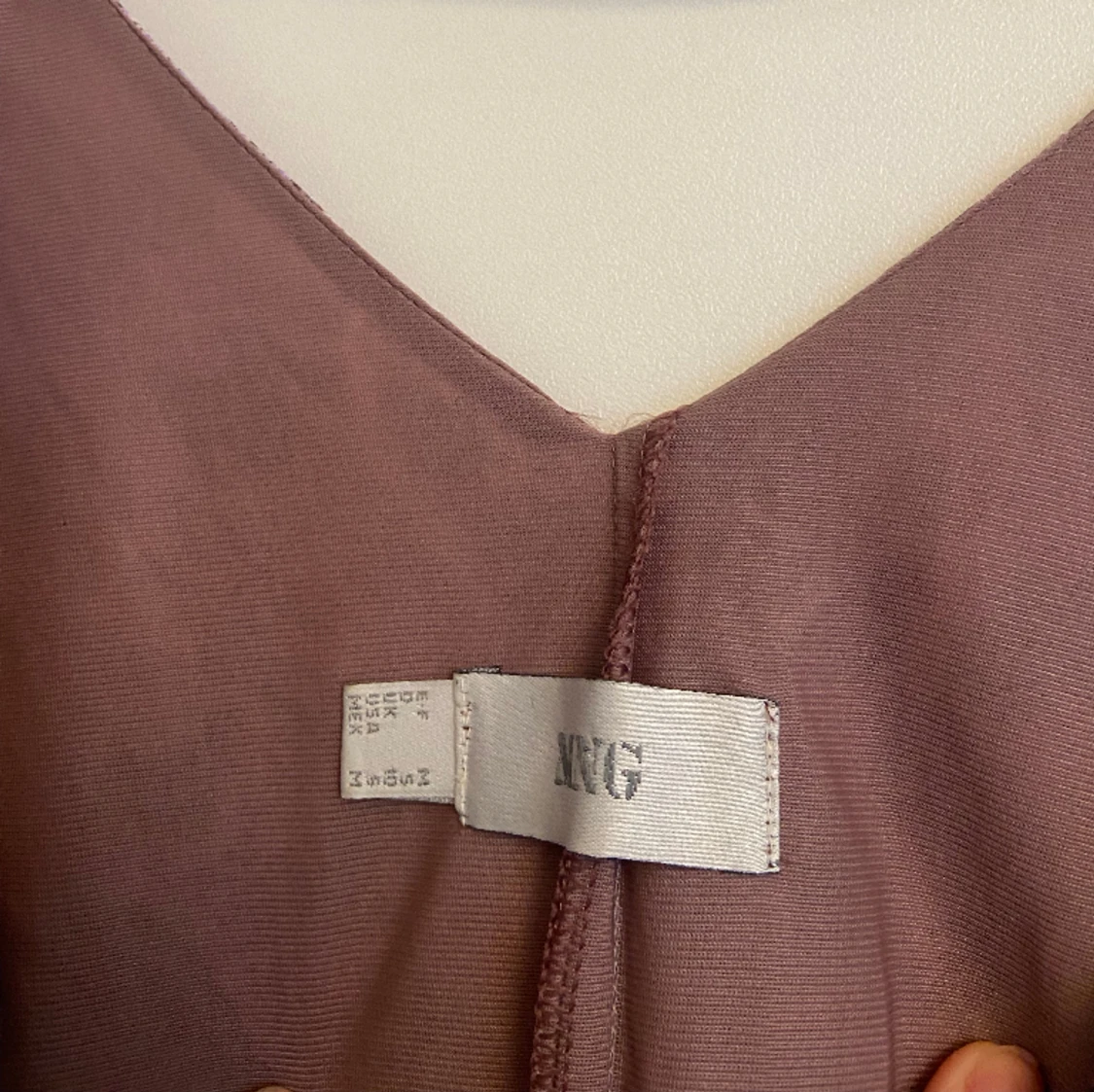 Lila mönstrad slip klänning  - 91