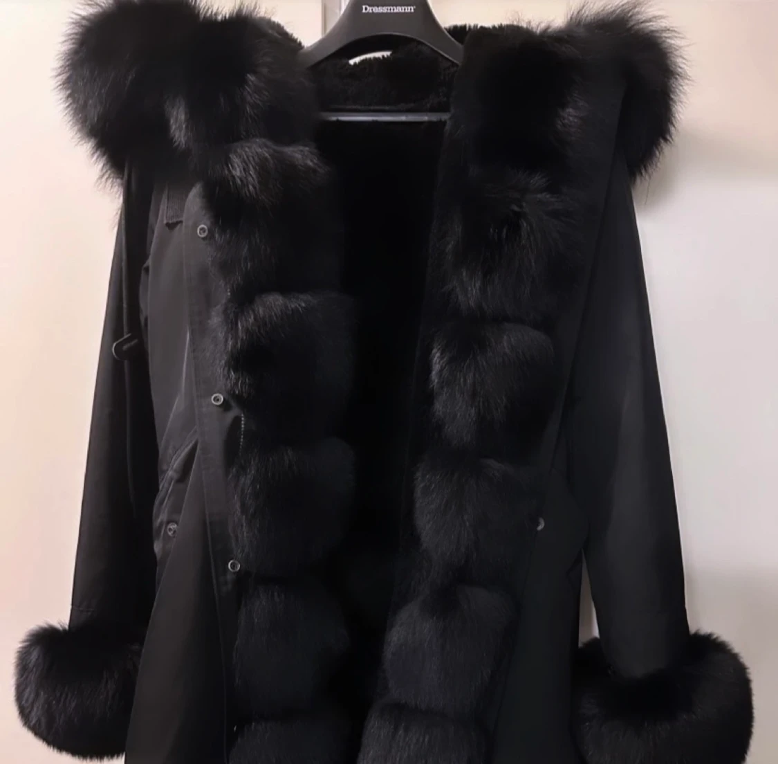 Äkta pälsjacka  - 90