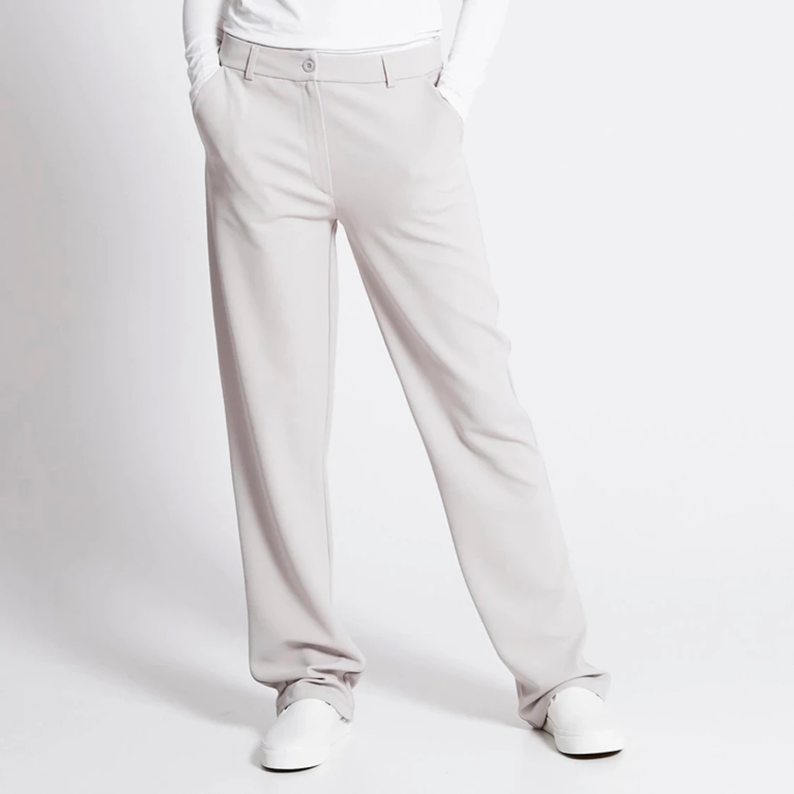 lågmidjade kostym byxor