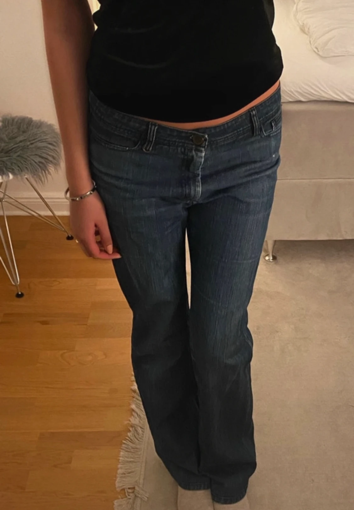 Utsvängda jeans 