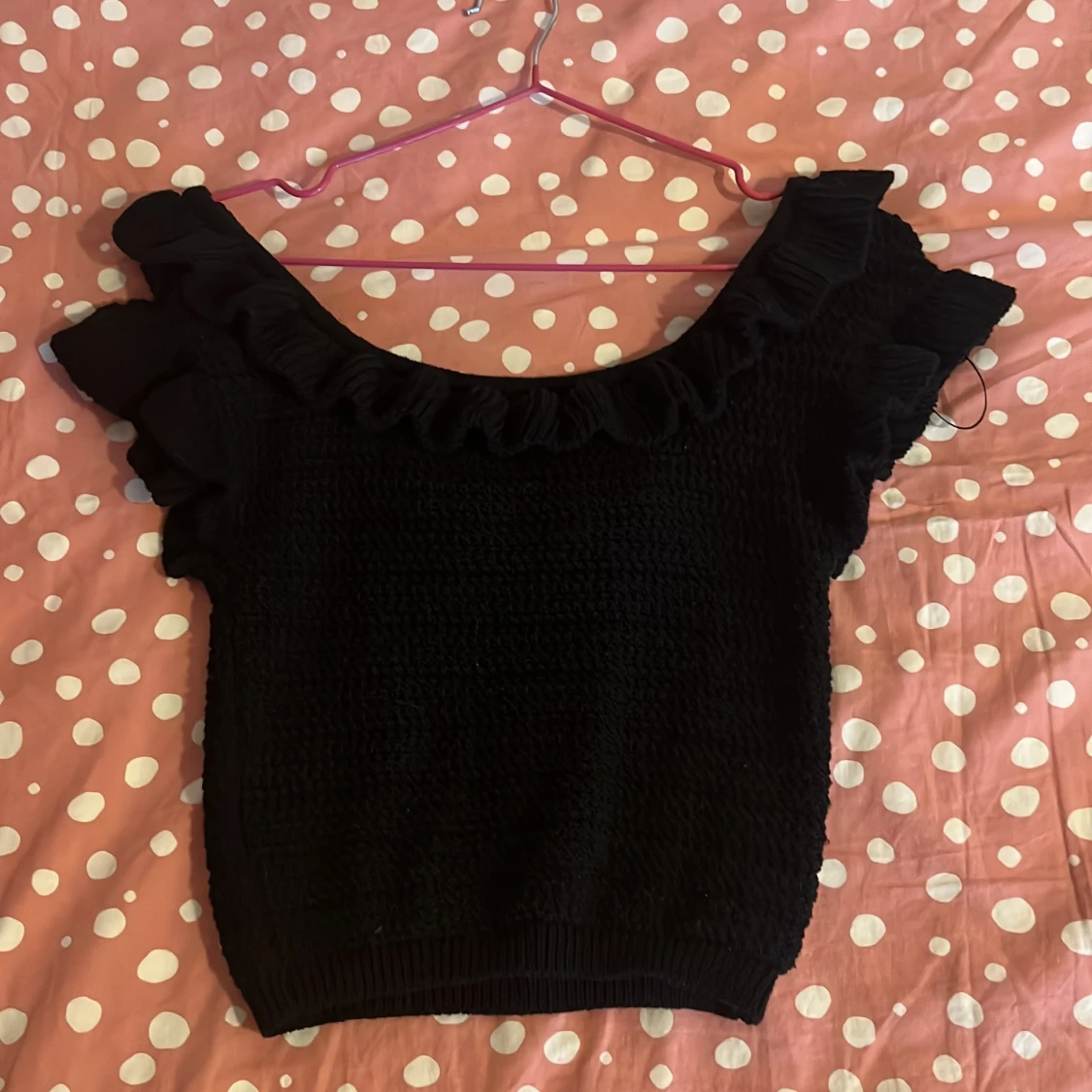 Of shoulder topp (stickad) - 90