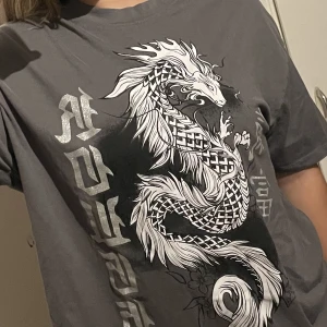 Oversized t-shirt med drak motiv  - En oversized tröja med drakmotiv från New Yorker. Oanvänd. Notera att storleken är stor