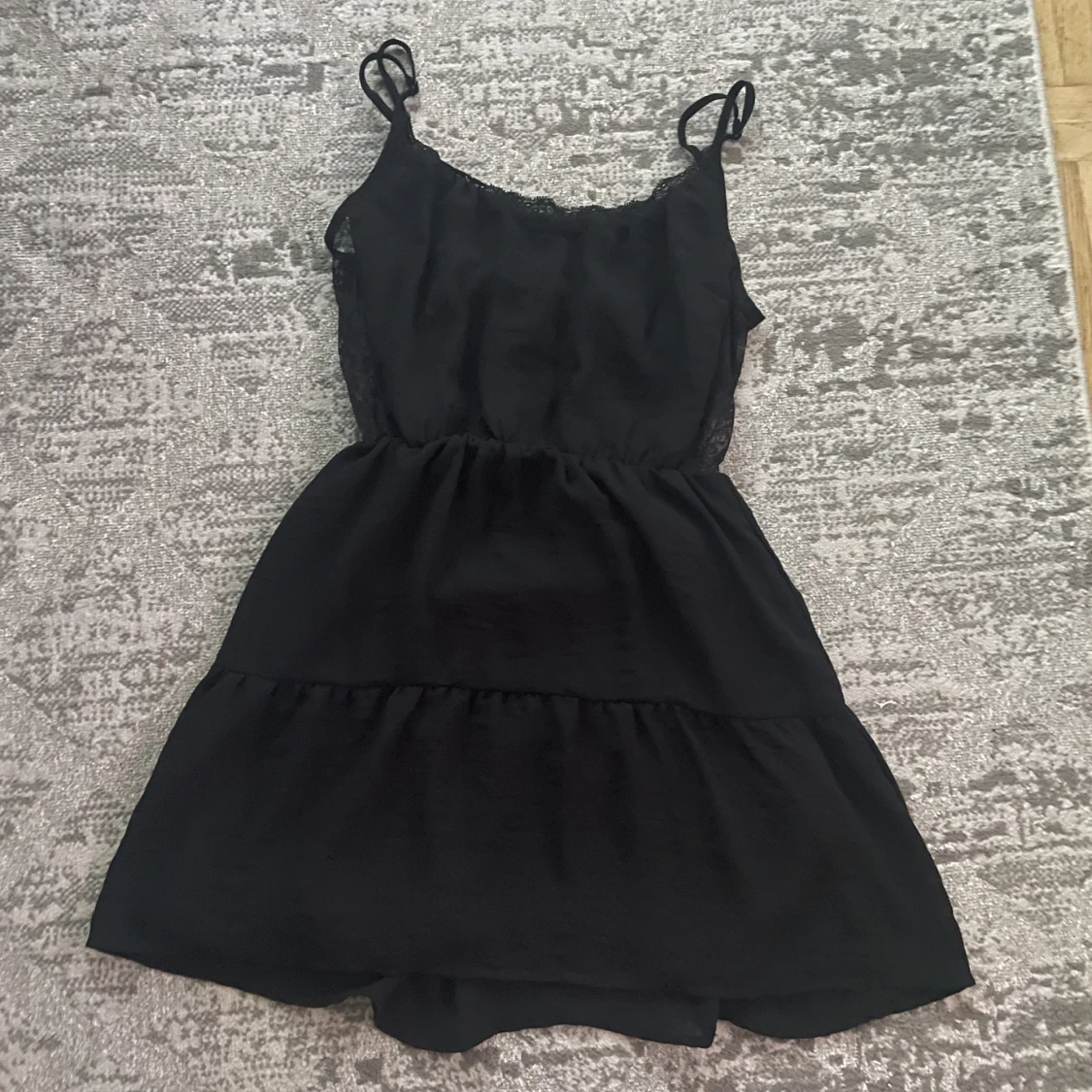 Svart lace klänning  - 91